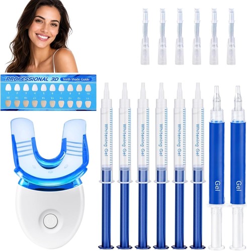 Teeth whitening kit led light - teeth,