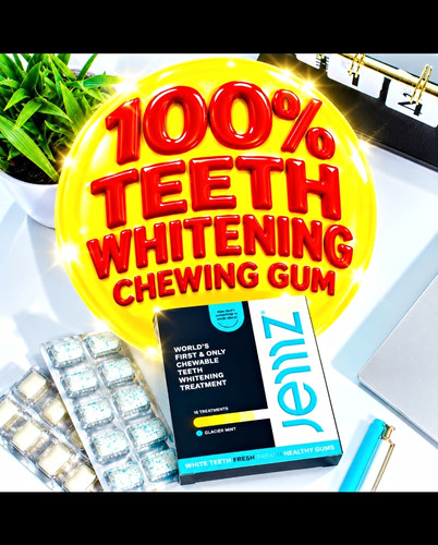 Jemz smile teeth whitening gum - jemz,