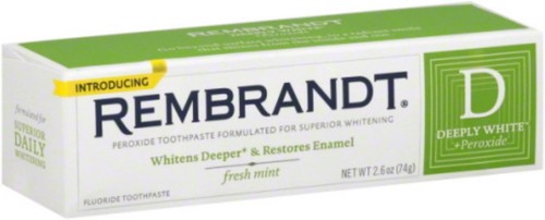 Rembrandt whitening toothpaste - rembrandt,